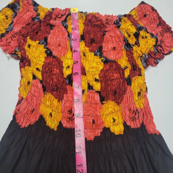 Off Shoulder Floral Dress Summer Dress- Size XS/S - Picture 8 of 15